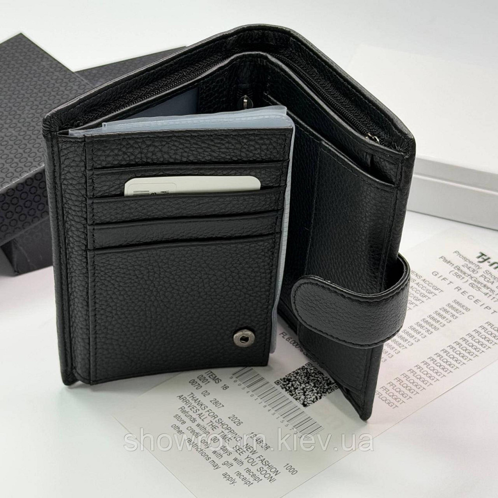 Мужской кошелек на кнопке MB (6602) Киев - изображение 10