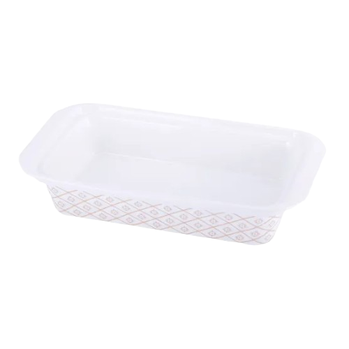 Марміт прямокутний 1,3л 30,5*19*6см кераміка скляна кришка + метал.підставка 6416 KAMILLE Житомир - изображение 7