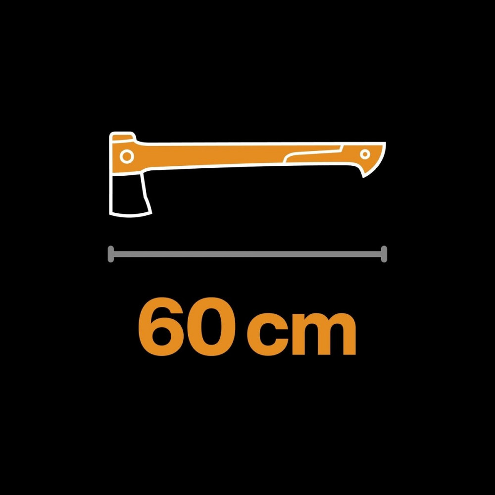 Сокира - колун з чохлом Fiskars "X-Series X24 M Splitting" (1069106) Сталь Нововолинськ - фото 8