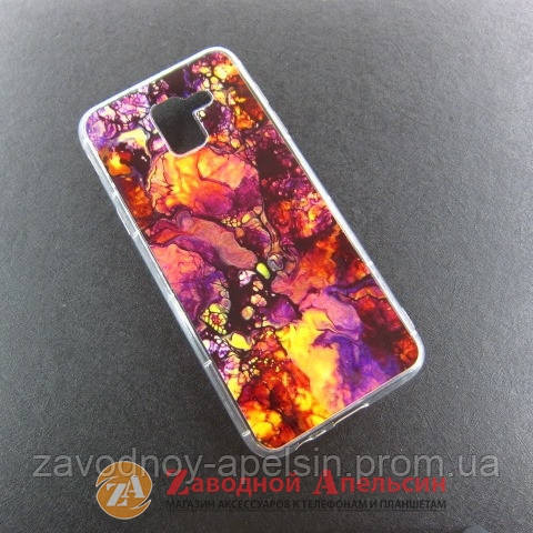 Samsung J6 J600 A6 A600 чехол рисунок мрамор Одесса - изображение 1