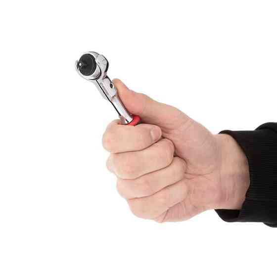 Рукоятка з храповим механізмом поворотна, 72 зуба 1/4 ", Cr-V STORM INTERTOOL ET-8007 Київ