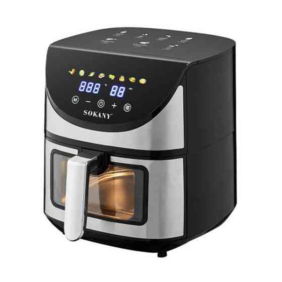 Аэрофритюрница SK-10031 7 л 1700 Вт с регулировкой температуры, таймером и защитой от перегрева Одесса