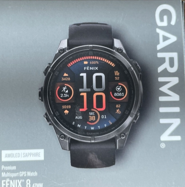 Смарт-Часи Garmin Fenix 8 AMOLED Sapphire 47 Київ - фото 4