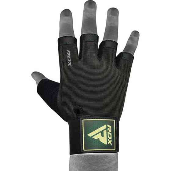 Перчатки для фітнесу RDX T2 Half Army Green PLUS-L Кам'янське