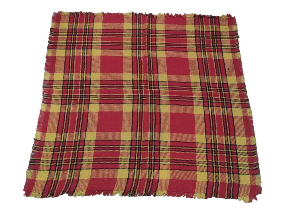 Платок полушерстяной 85х85 красная Киев - изображение 1