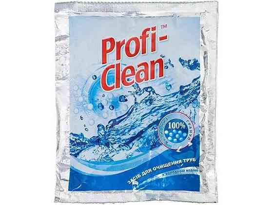 Засіб для чищення труб 60г з холодною водою ТМ PROFI-CLEAN Гостомель