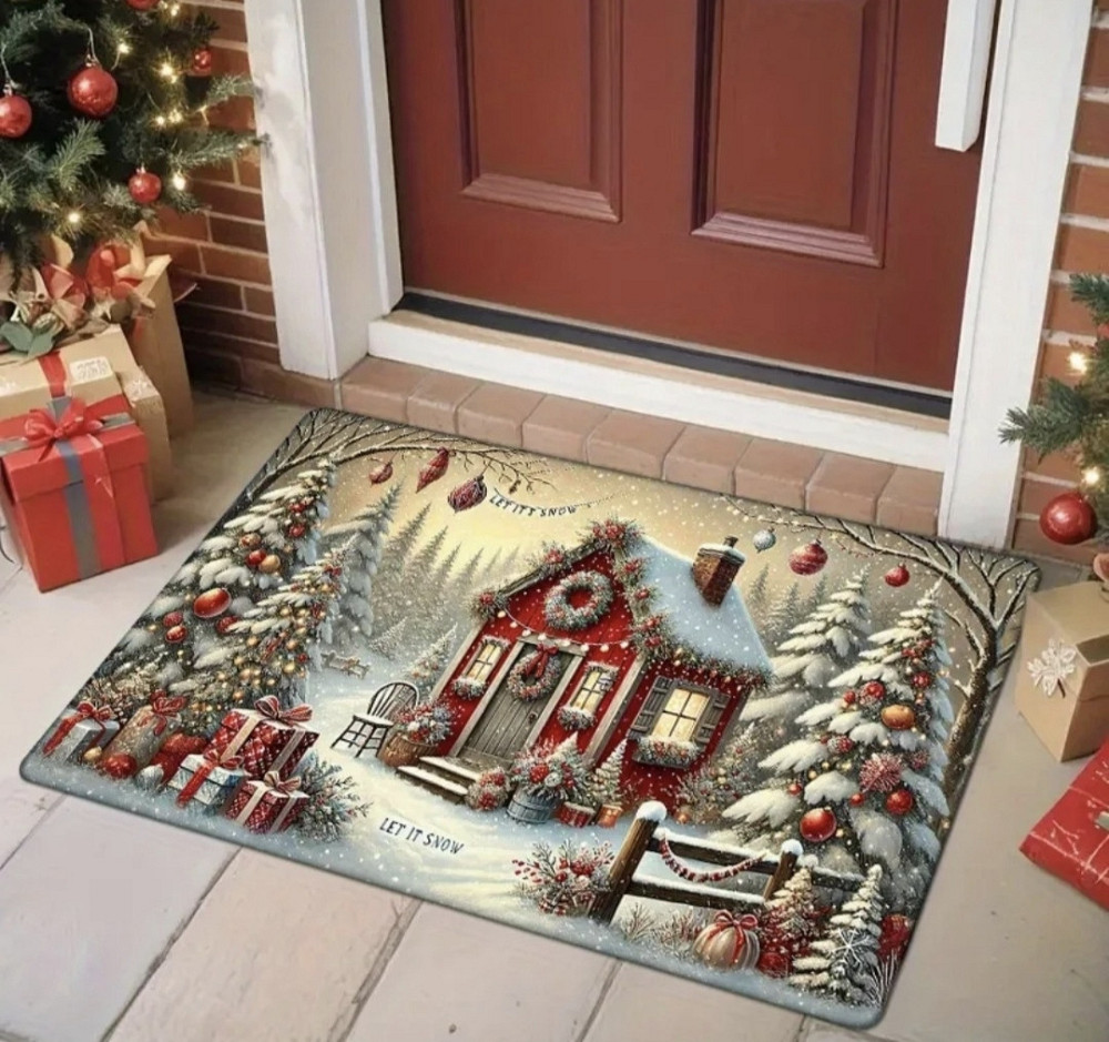 Килимок різдвяний з принтом 40х60 см Смела - изображение 1