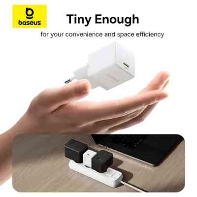 Зарядное устройство Baseus Palm Fast Charger 1C 20W + Cable 1.0m Type-C 60W white (P10111602213-01) Винница