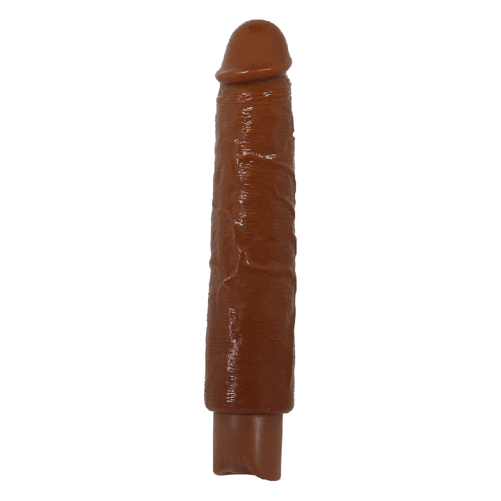 Реалістичний вібратор - Pretty Love Soren Realistic Vibrating Dildo Brown Sex Aura Київ - фото 2