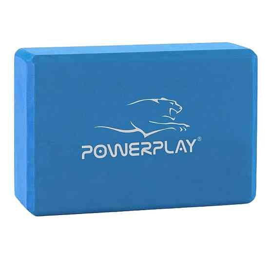 Блок для йоги PowerPlay 4006 Yoga Brick Синій Луцьк