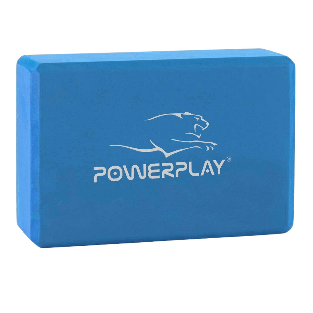 Блок для йоги PowerPlay 4006 Yoga Brick Синій Луцьк - фото 1