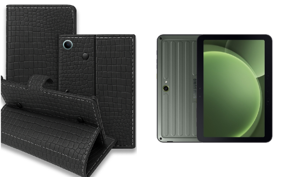 Книжка-трансформер для планшета Samsung Galaxy Tab Active 5 Pro, колір Black Krokodil Black Київ