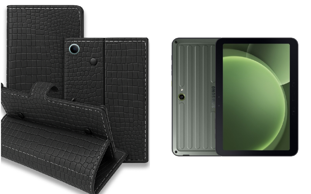 Книжка-трансформер для планшета Samsung Galaxy Tab Active 5 Pro, колір Black Krokodil Black Київ - фото 1