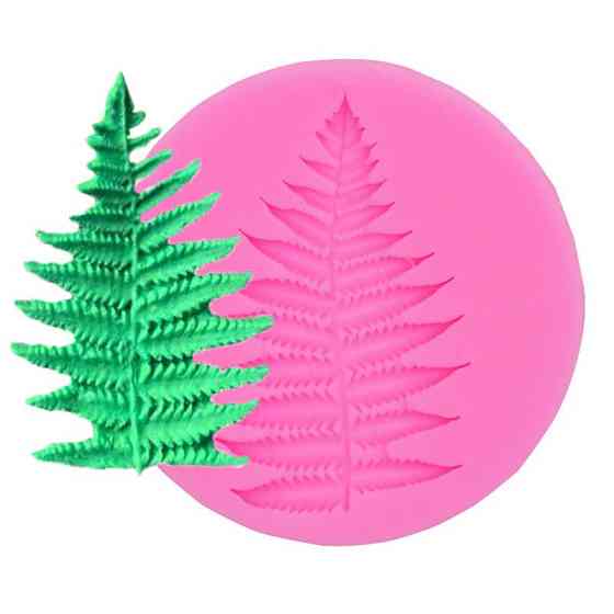Форма силиконовая Папоротник 55 мм розовый Киев