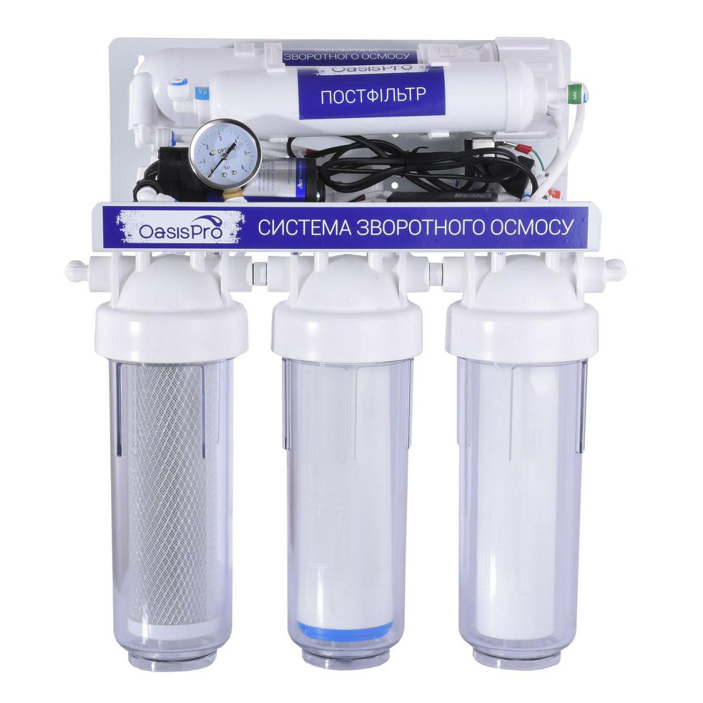 Система обратного осмоса OasisPro, насос + ПЛАСТ. бак, BSL03-RO-75 Киев - изображение 7