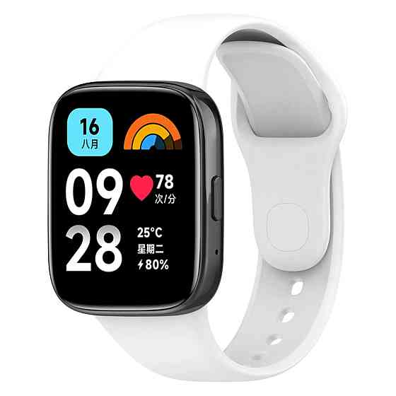 Ремінець для годинника Xiaomi Redmi Watch 3 Active / 3 Lite (Білий) Миколаїв