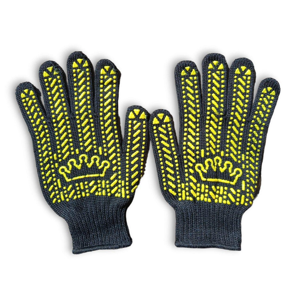 Рукавички господарські робітники Корона для саду, городу та дачі універсальні бавовняні Харків - фото 1