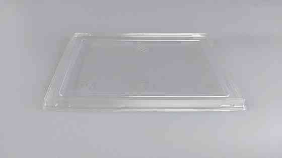 Прямокутна кришка PET для контейнера "KRAFT" 900 мл 180*120*50 (50 шт) Харків