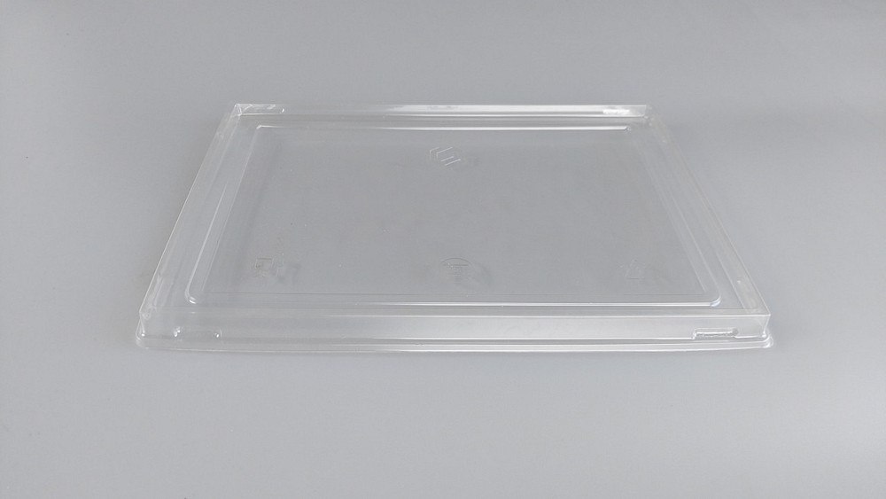 Прямокутна кришка PET для контейнера "KRAFT" 900 мл 180*120*50 (50 шт) Харків - фото 1