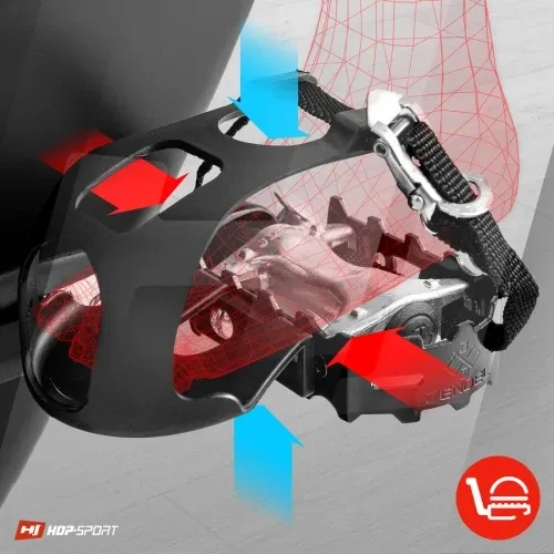 Спинбайк (Велотренажер) Hop-Sport 065IC черно-красный Київ - фото 10