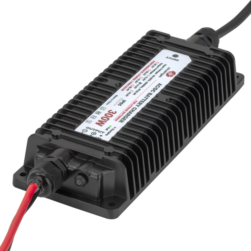 Зарядка влагозащищенная, без вентилятора, на радиаторе, с 265В на DC29.2В 10A литий-ферум WENGAO Киев - изображение 3