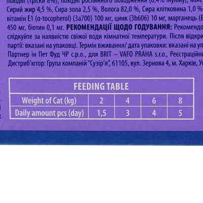 Вологий корм для кішок Brit Premium Cat сімейна тарілка асорті 4 смаки 100 г х 12 шт (8595602506255) Вінниця