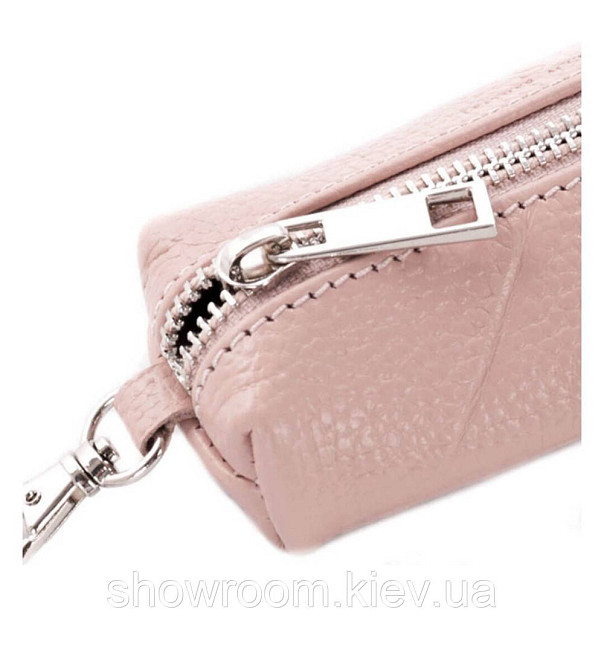 Женская кожаная пудровая ключница (4056) Киев - изображение 4