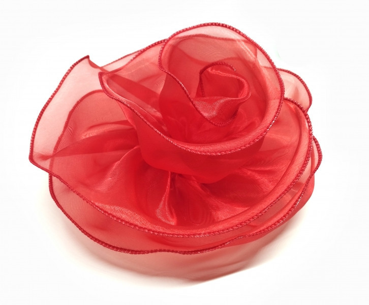 Брошка велика 22 см Троянда червона Київ - фото 1