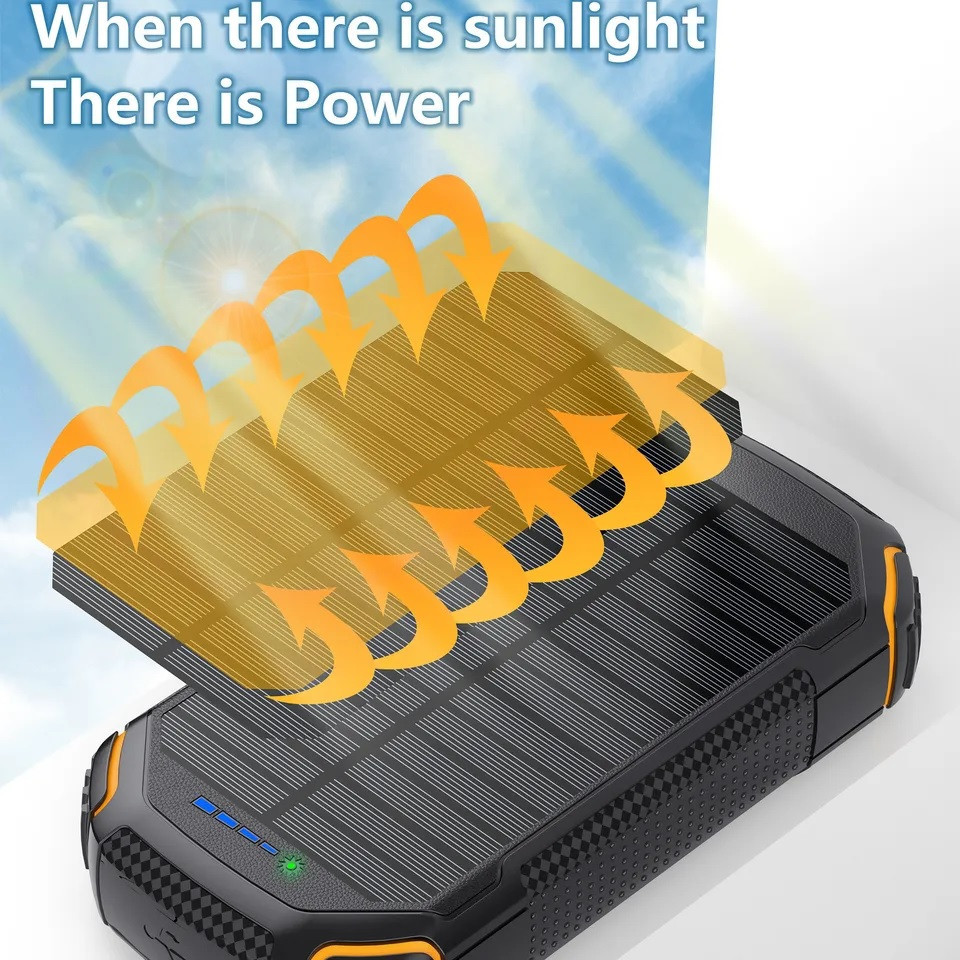 УМБ PowerBank із сонячною панеллю, повербанк КВАНТ WSC31-3 30000mAh Харків - фото 5