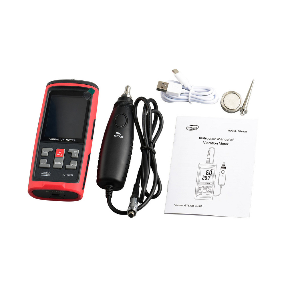 Віброметр із виносним датчиком BENETECH GT633B Одеса - фото 4