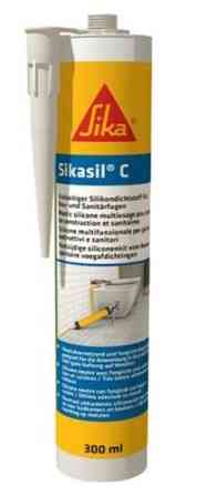 Герметик силіконовий Sika Sikasil-С санітарний прозорий 300 мл Киев