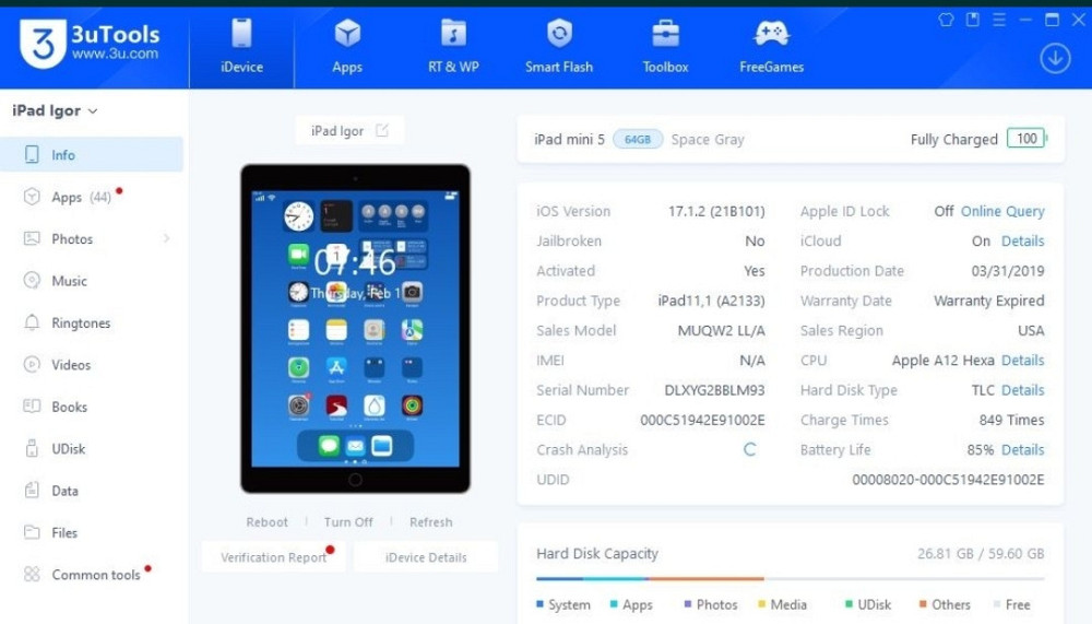 Планшет: iPad Mini 5, 64Gb. Wi-Fi. Київ - фото 1