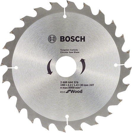 Диск пильный Bosch Eco WO 190x30-24T (2608644376) Коломия - фото 3