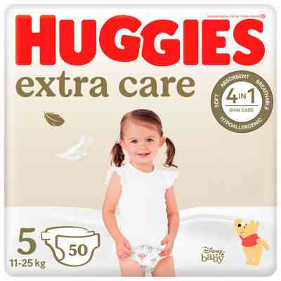 Підгузки Huggies Extra Care 5 (11-25 кг) 50 шт (5029053578132) Вінниця