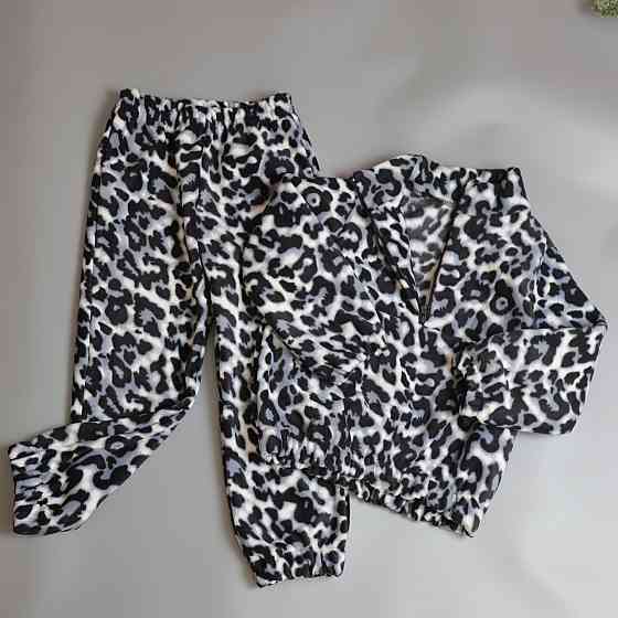 Чорний демісезонний костюм лео сірий (толстовка на блискавці + штани) 146 Кам'янець-Подільський