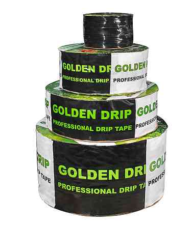 Стрічка Крапельна 8 mil крок 20 см бухта 1000 метрів емітерна GOLDEN DRIP Дніпро