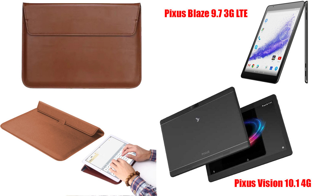 Чехол-конверт VitoCase для Pixus Blaze 9.7 3G LTE, Vision 10.1 4G, с функцией подставки для планшета Киев - изображение 1
