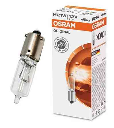 Вказівна галогенова лампа OSRAM 64136 H21W 12V 21W BAY9s (1 шт) Харків