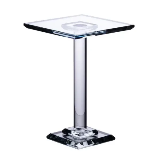 Тортівниця скляна на ніжці 12×12×23 см кругла стійка для торта, капкейків HP-4-72L Київ