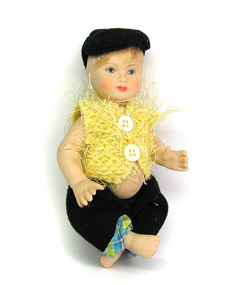 Кукла пупс сувенирная керамика Мальчик Киев - изображение 1