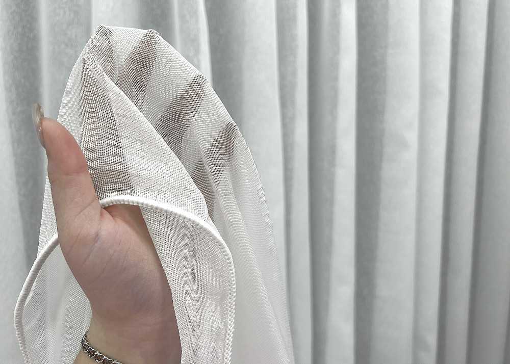 Тюль VR-Textil 1962т Преміум сітка льон дощик Linea Молочний 400х270 см (42-1000) Київ - фото 4