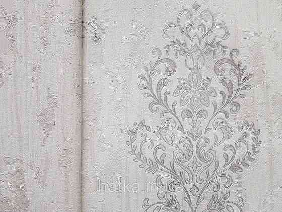 Шпалери вініл на флізеліні гарячого тиснення DU&KA King1.06х10 під штукатурку глянсові текстурні світло-беж Київ