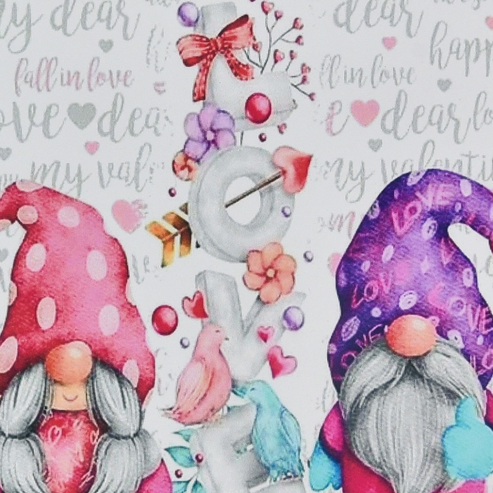 Алмазна мозаїка "Гноми кохання" HEE13837, 30х30 см Вінниця - фото 1