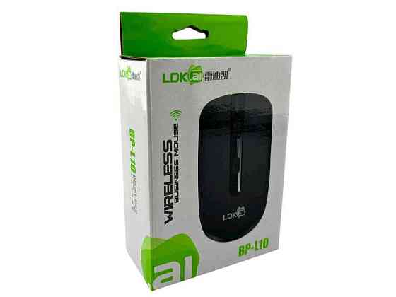 Мишка бездротова BP-L10 4 кнопки/USB 2.4GHz чорна ТМ LDK.AI Solmir Київ