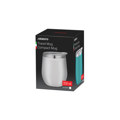 Термокружка Ardesto Compact Mug 350 мл White (AR2635MMW) Вінниця - фото 5