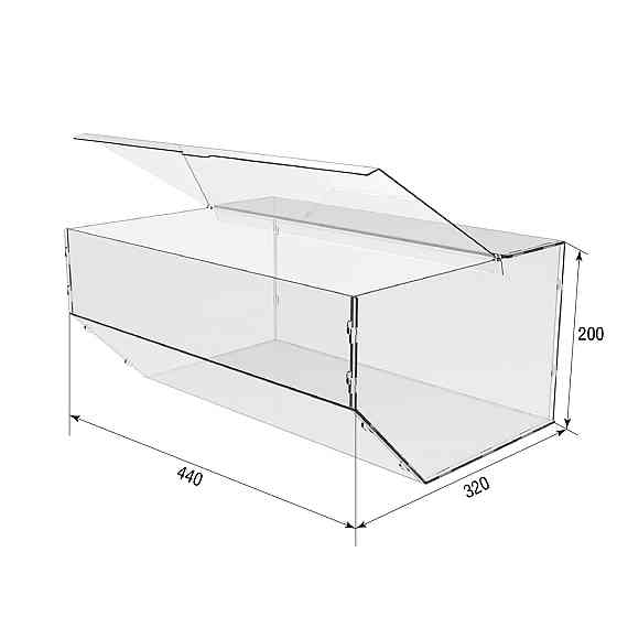 Диспенсер EKOSTAR для мармеладів, снеків, горіхів 1 комірка розбірний Київ