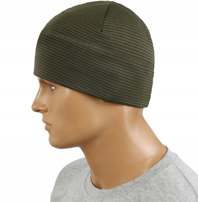 Универсальная Шапка быстросохнущая микро-флисовая Mil-Tec от Sturm (12144001) Olive Нововолынск - изображение 5