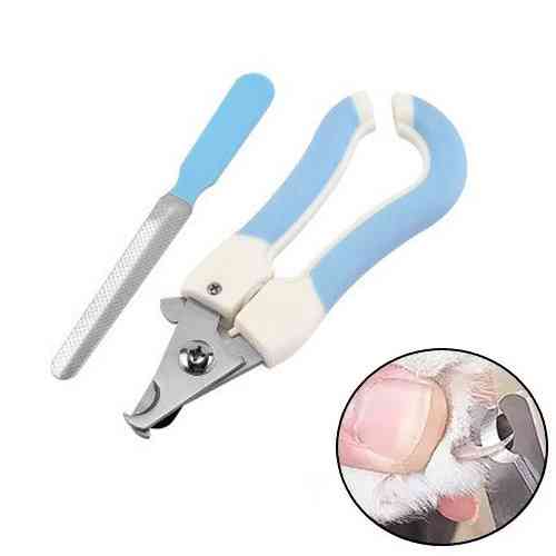 Когтеріз кусачки для котів і собак 14см з фіксатором та пилочкою, зручні ручки, нержавіюча сталь Київ