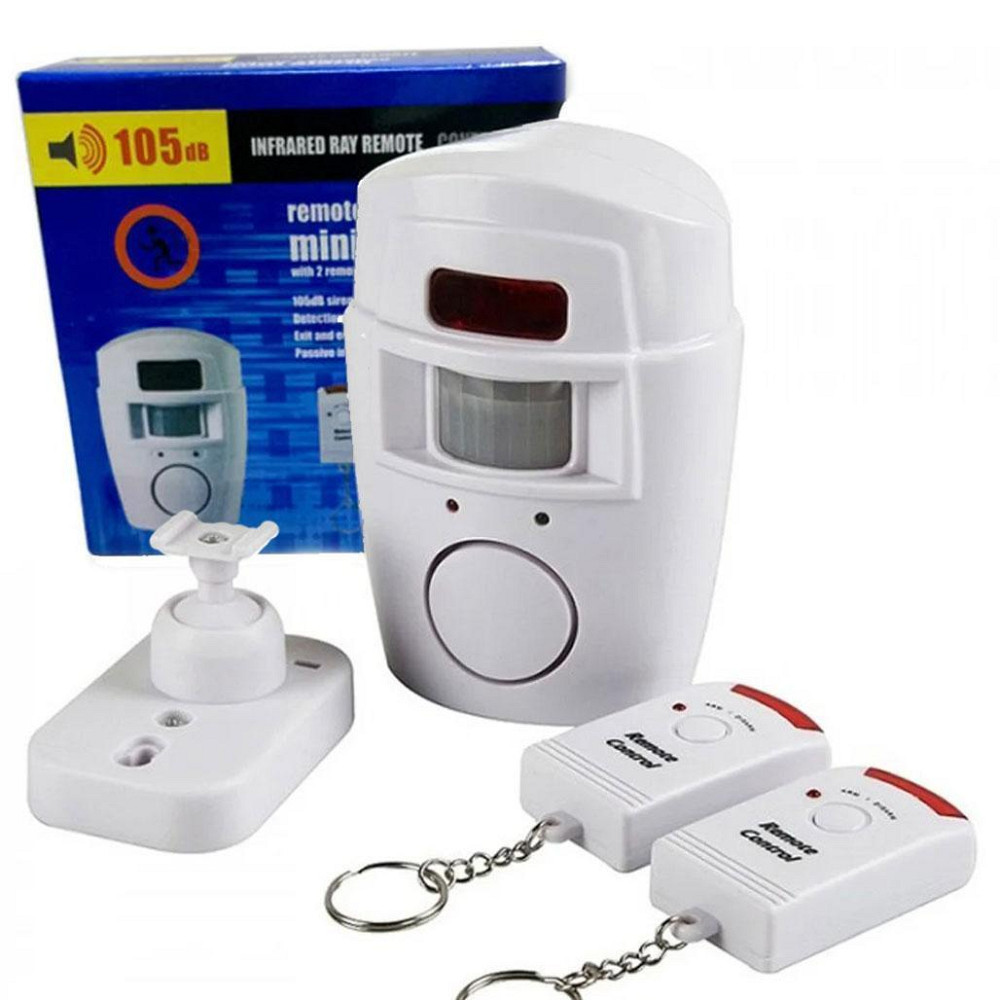 Сигналізація сенсорна з датчиком руху, сиреною та 2 пультами Харків - фото 1