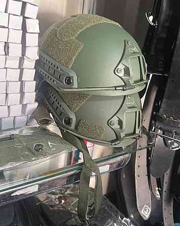 Шлем открытые уши безухий фаст Fast nato NIJ IIIA Олива M Одесса